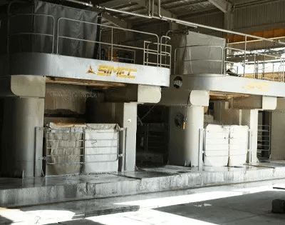 دستگاه صنعتی فرآوری و برش سنگ در کارخانه